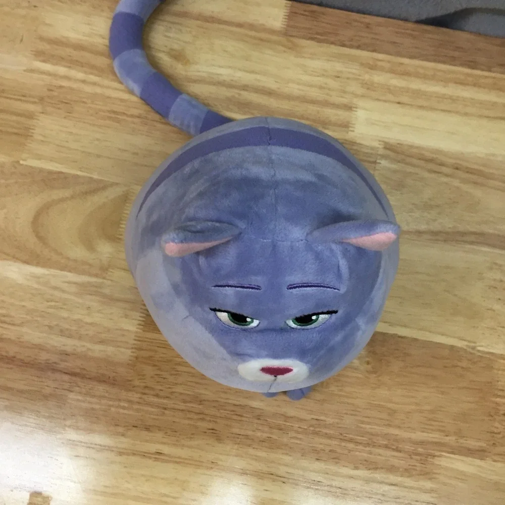 Ty Secret Life of Pets Chloe the Cat Plush Purple Tabby Stuffed Animal Movie Toy